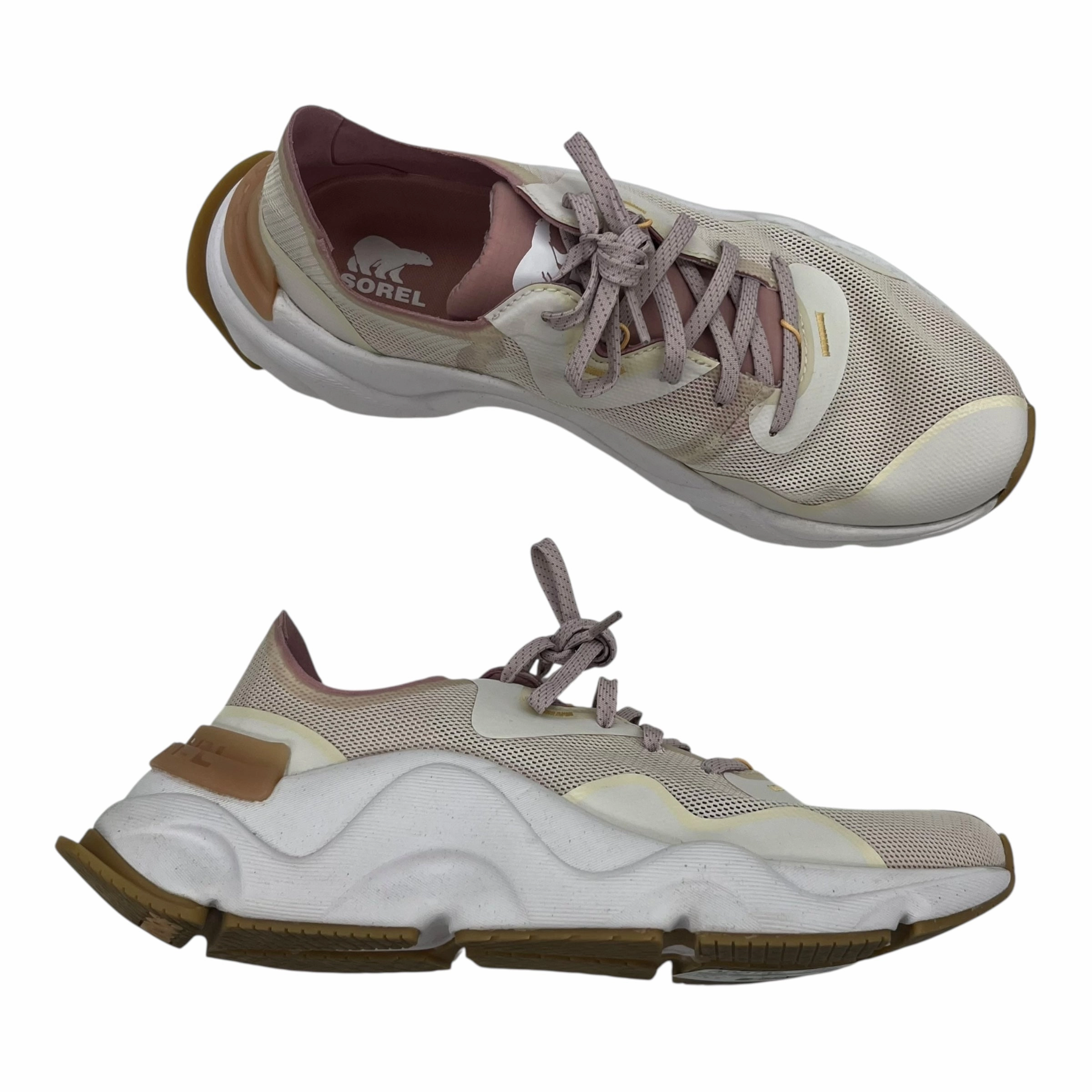 Unbeatable comfort Shoes Sneakers By Sorel In Cream & Pink, Size:8.5