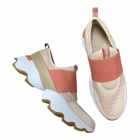 Smooth Transition Heel Shock Absorbent Shoes Sneakers By Sorel In Peach, Size: 7