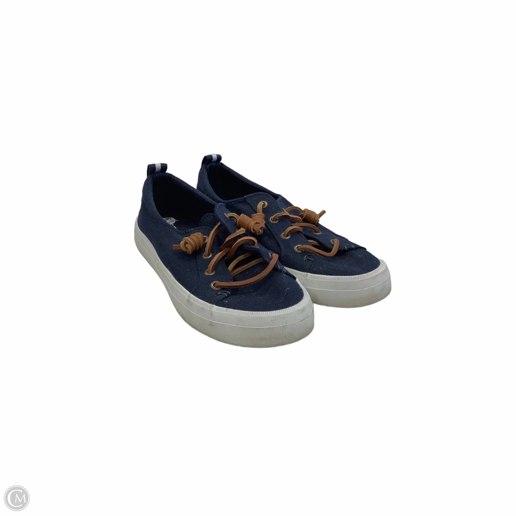 Shoes Sneakers By Sperry In Blue, Size: 6.5 Abrasion Resistant Fabric Weather resistant