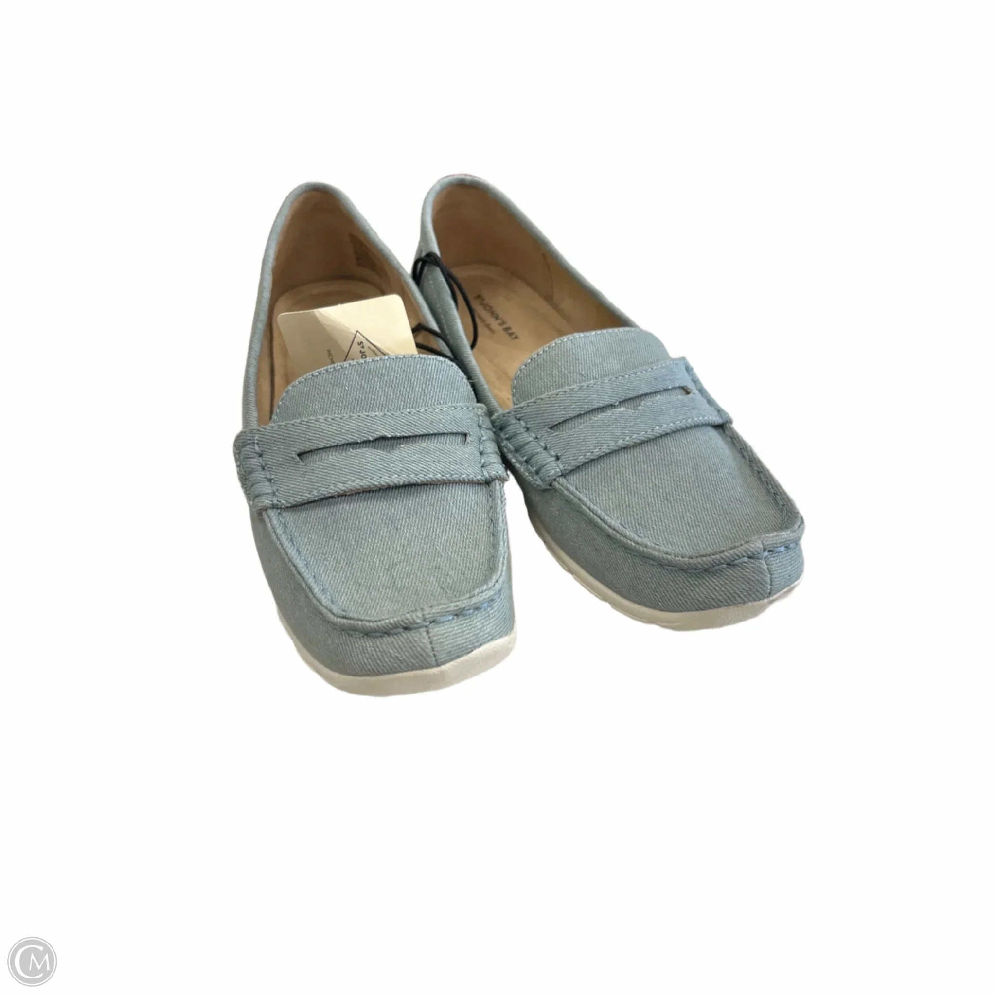 Urban Daily Smooth Outsole Shoes Sneakers By St Johns Bay In Blue & White, Size: 7.5