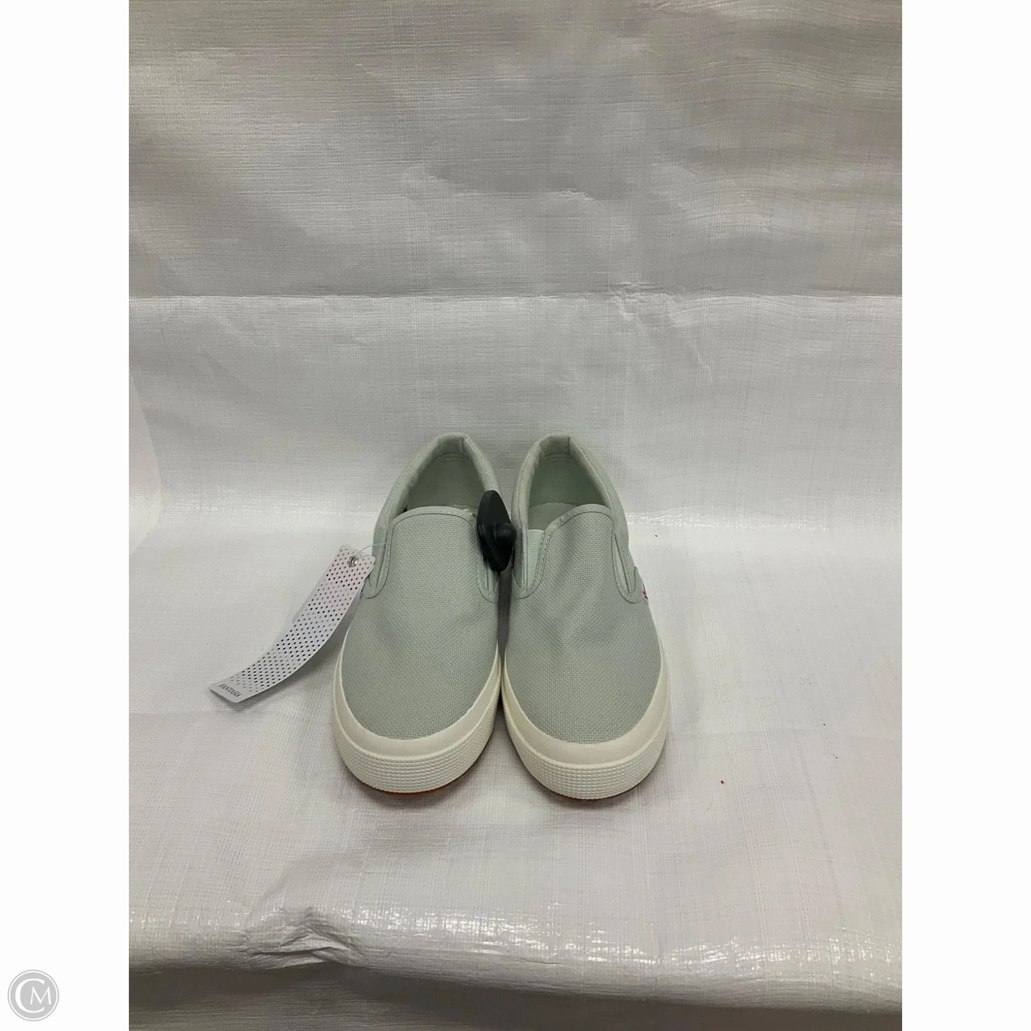 Shoes Sneakers By Superga In Blue, Size: 9 Shock Absorbing Heel Hardwearing