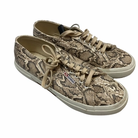 Multi Layer Cushion Shoes Sneakers By Superga In Snakeskin Print, Size:8