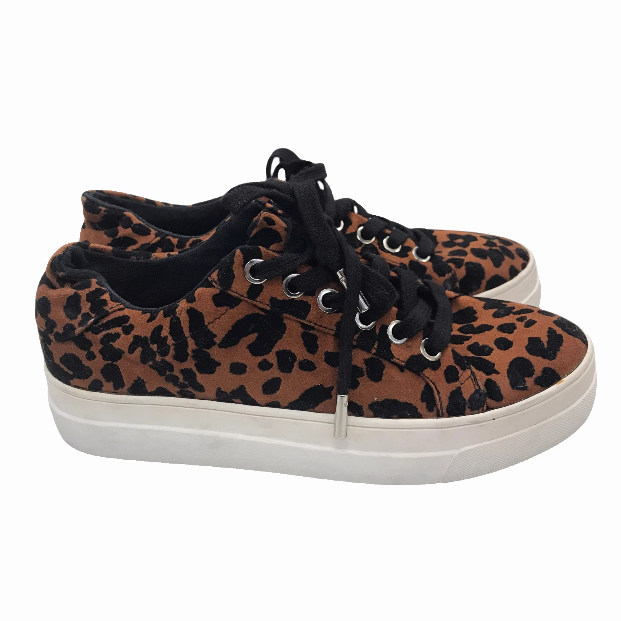 Elite Design Shoes Sneakers By Top Shop In Animal Print, Size: 6