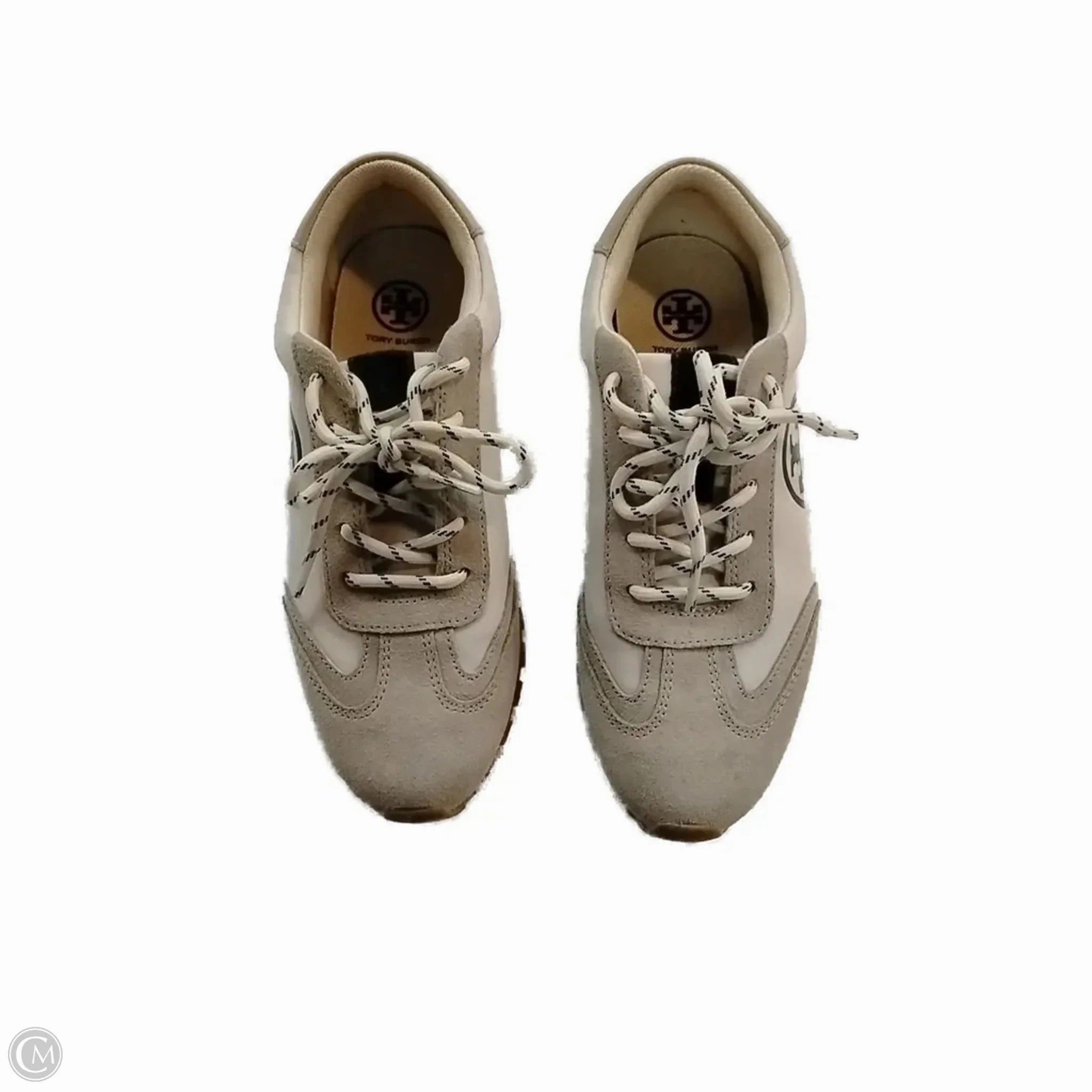 Customizable Fit Mechanism Arch Stabilizer Shoes Sneakers By Tory Burch In Tan, Size: 7