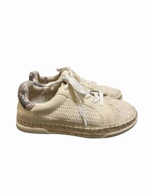 Shoes Sneakers By Universal Thread In Cream, Size: 7 Zip   Up Style
