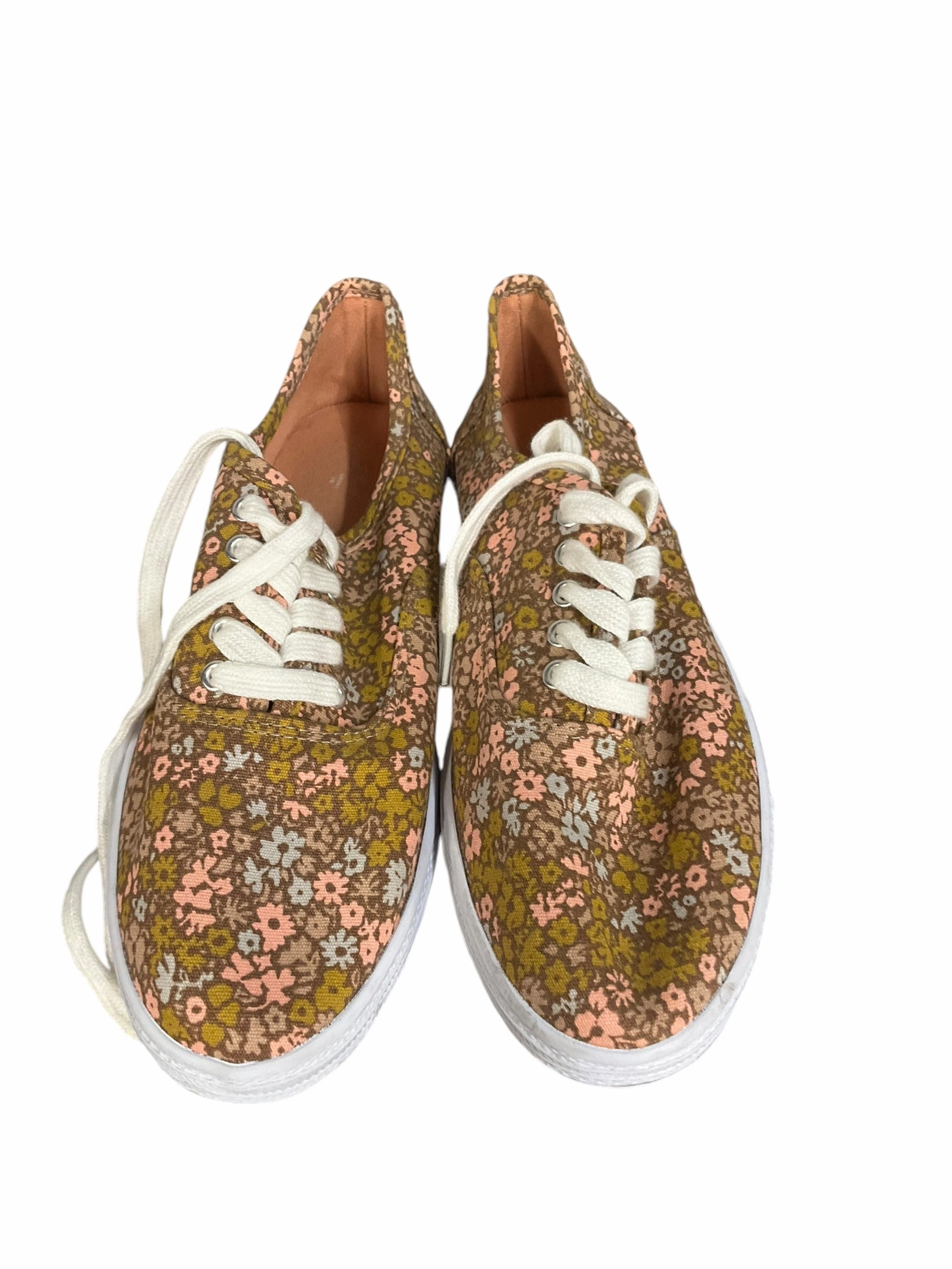 Comfort Option Shoes Sneakers By Universal Thread In Floral Print, Size: 8