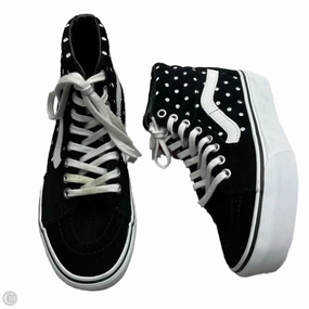 Shoes Sneakers By Vans In Black & White, Size: 5 Impact Protection System Clean Detail