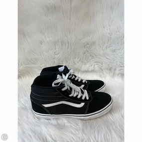 Comfortable Forefoot Shoes Sneakers By Vans In Black & White, Size: 7