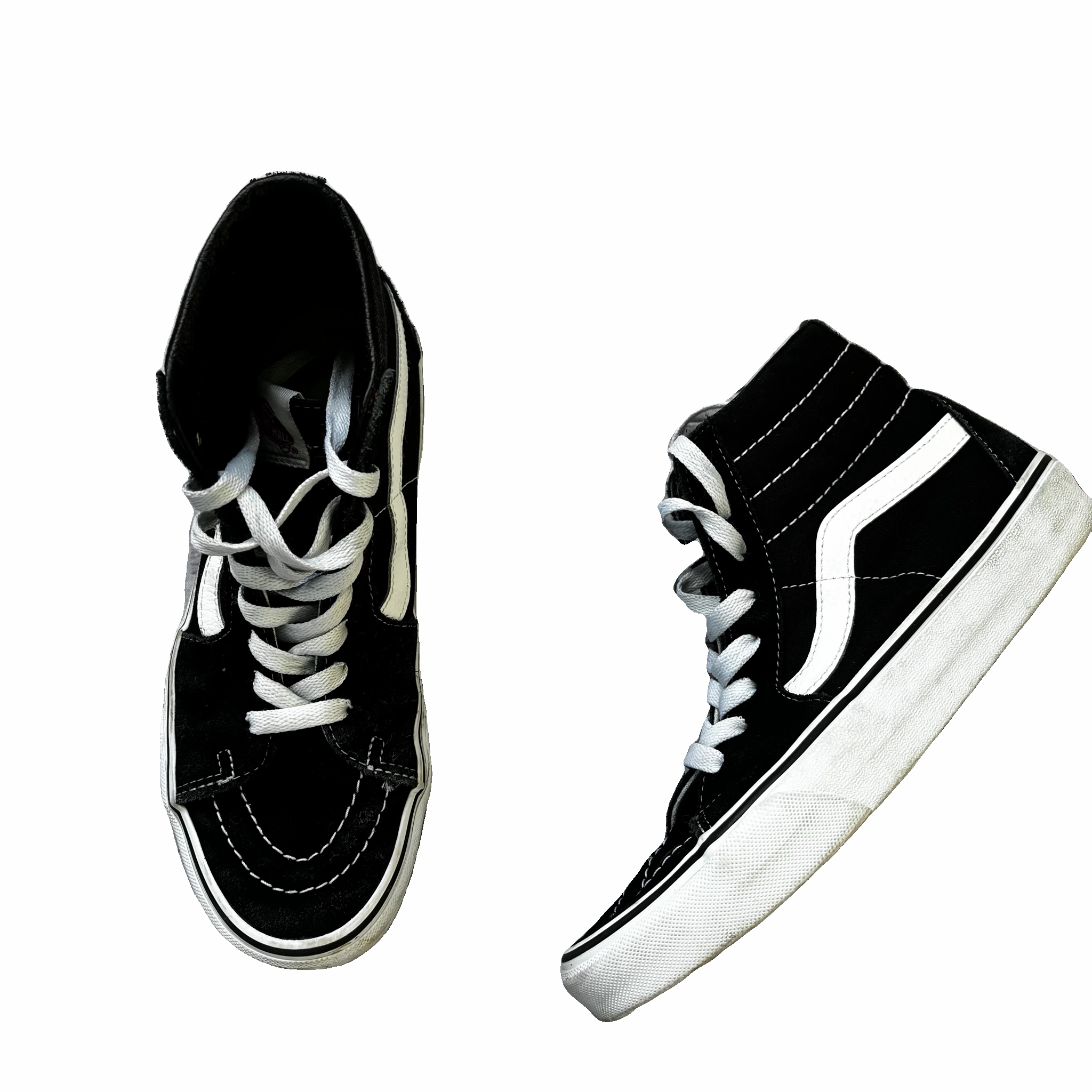 Unidirectional Airflow Vents Fashion Casual Shoes Sneakers By Vans In Black & White, Size: 8.5