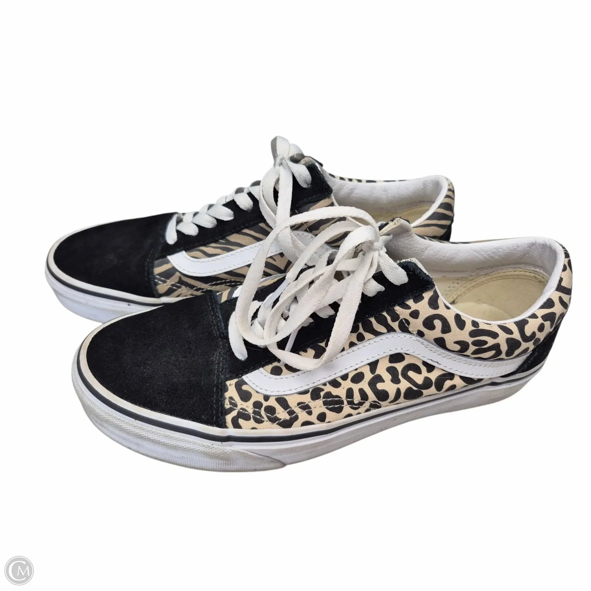 Hyperbolic Lasting Shoes Sneakers By Vans In Black & White, Size: 9