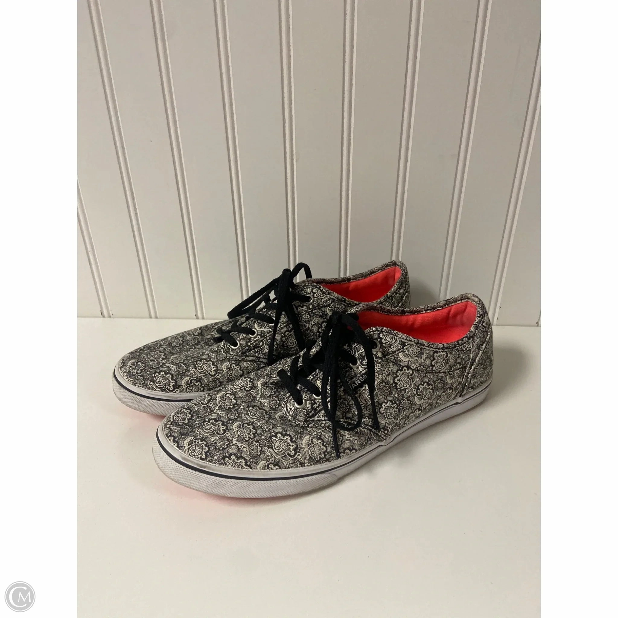 Shoes Sneakers By Vans In Black & White, Size: 9 Thermal Regulating Layer Breath Comfort