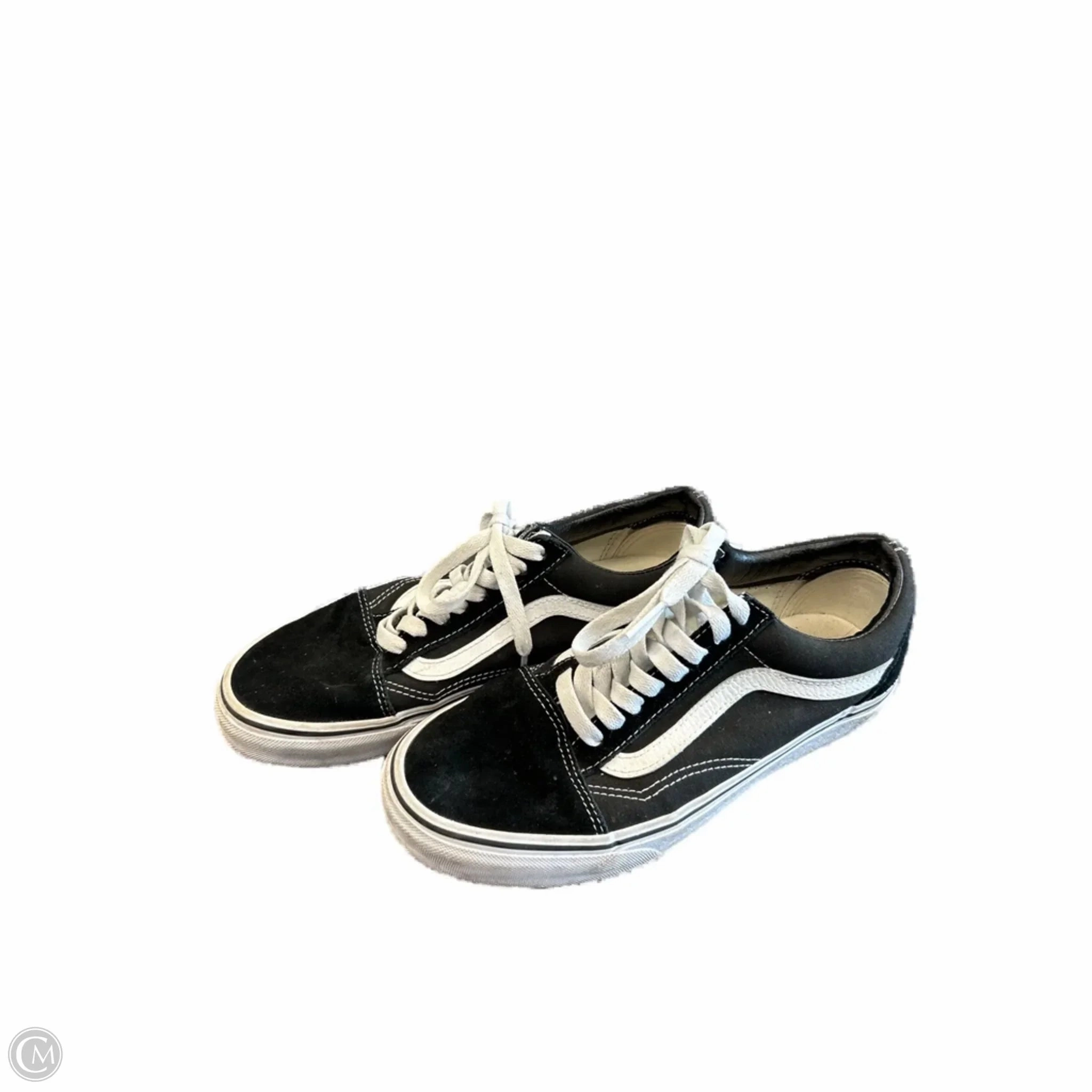 Shoes Sneakers By Vans In Black, Size: 8 Toe Guard Protection