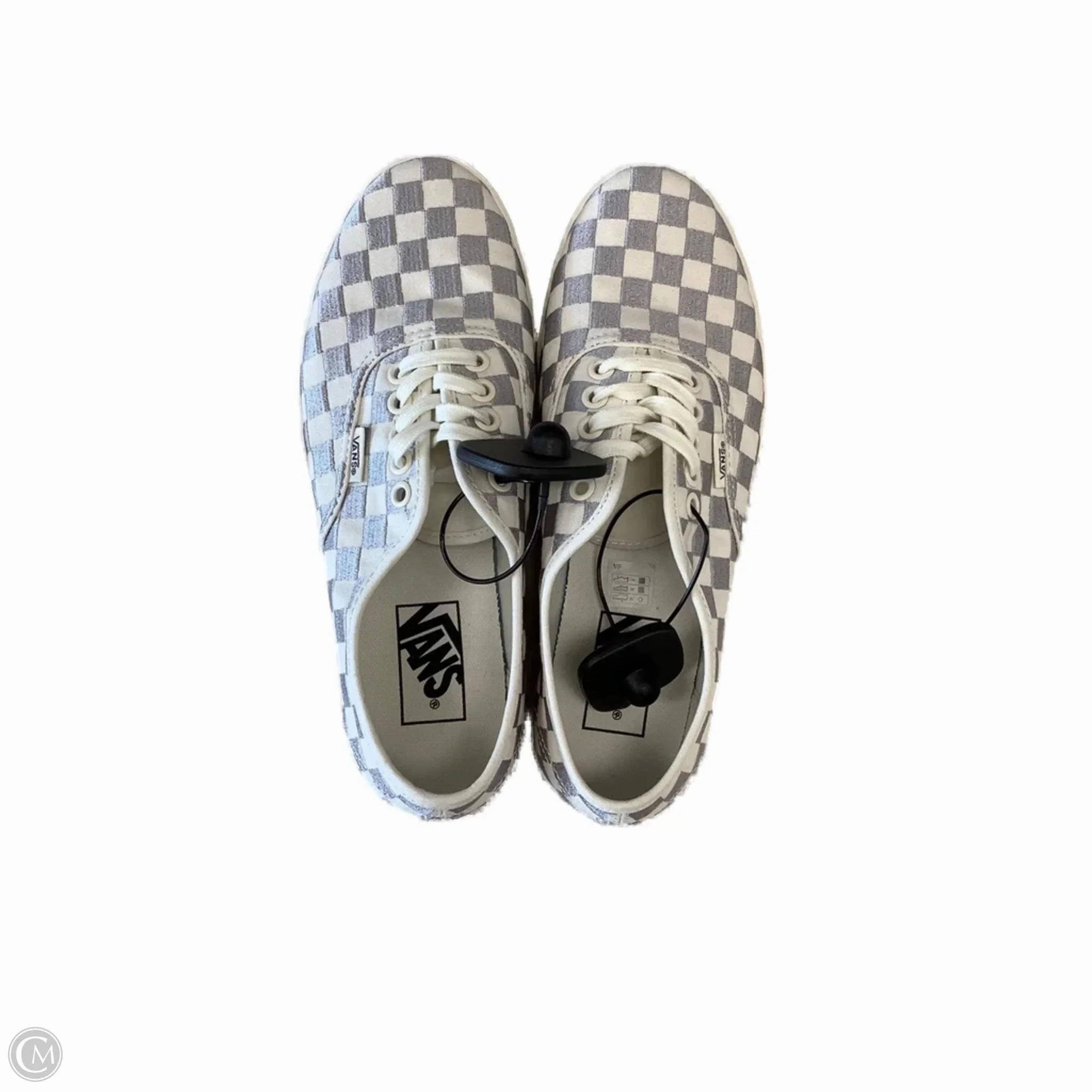 Shoes Sneakers By Vans In Checkered Pattern, Size: 8 Cushioned Collar Padding