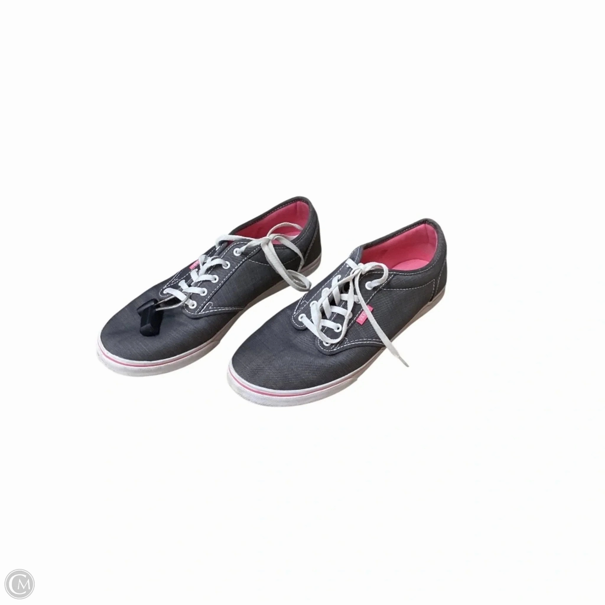 Shoes Sneakers By Vans In Grey, Size: 10 Internal Sling Slip Guard