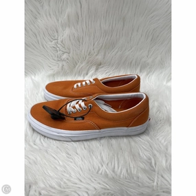 Antimicrobial Shoes Sneakers By Vans In Orange, Size: 9