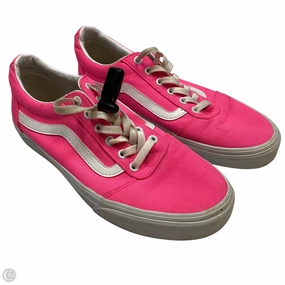 Neutral Frame Heat Retention Shoes Sneakers By Vans In Pink, Size: 11