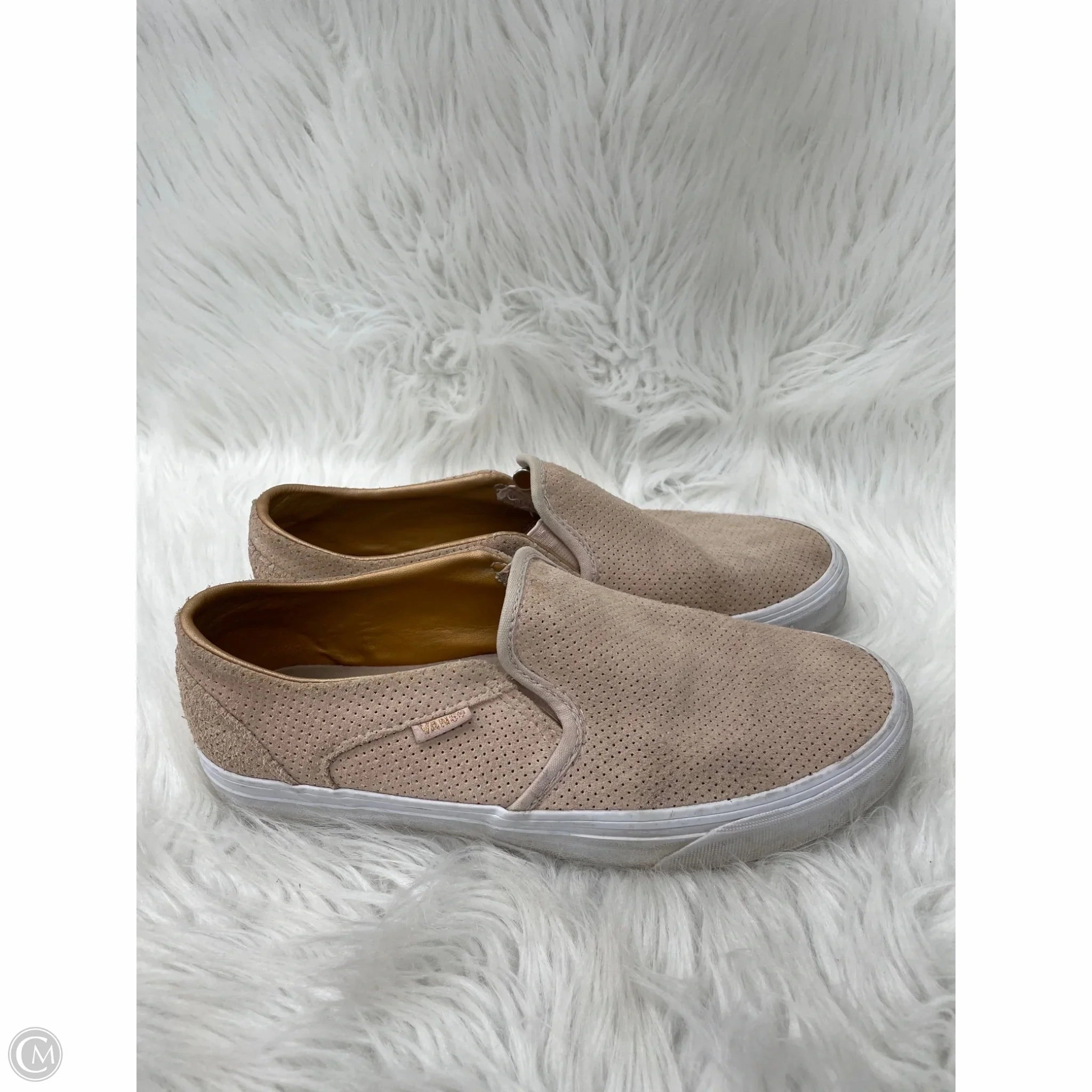 Toe Cap Flex grooves Shoes Sneakers By Vans In Pink, Size: 9