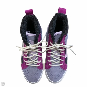 Shoes Sneakers By Vans In Purple, Size: 7 zipper