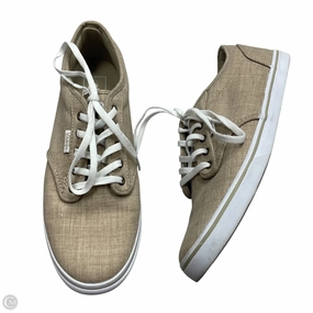 Sneaker Design Minimal Comfort Shoes Sneakers By Vans In Tan & White, Size: 8