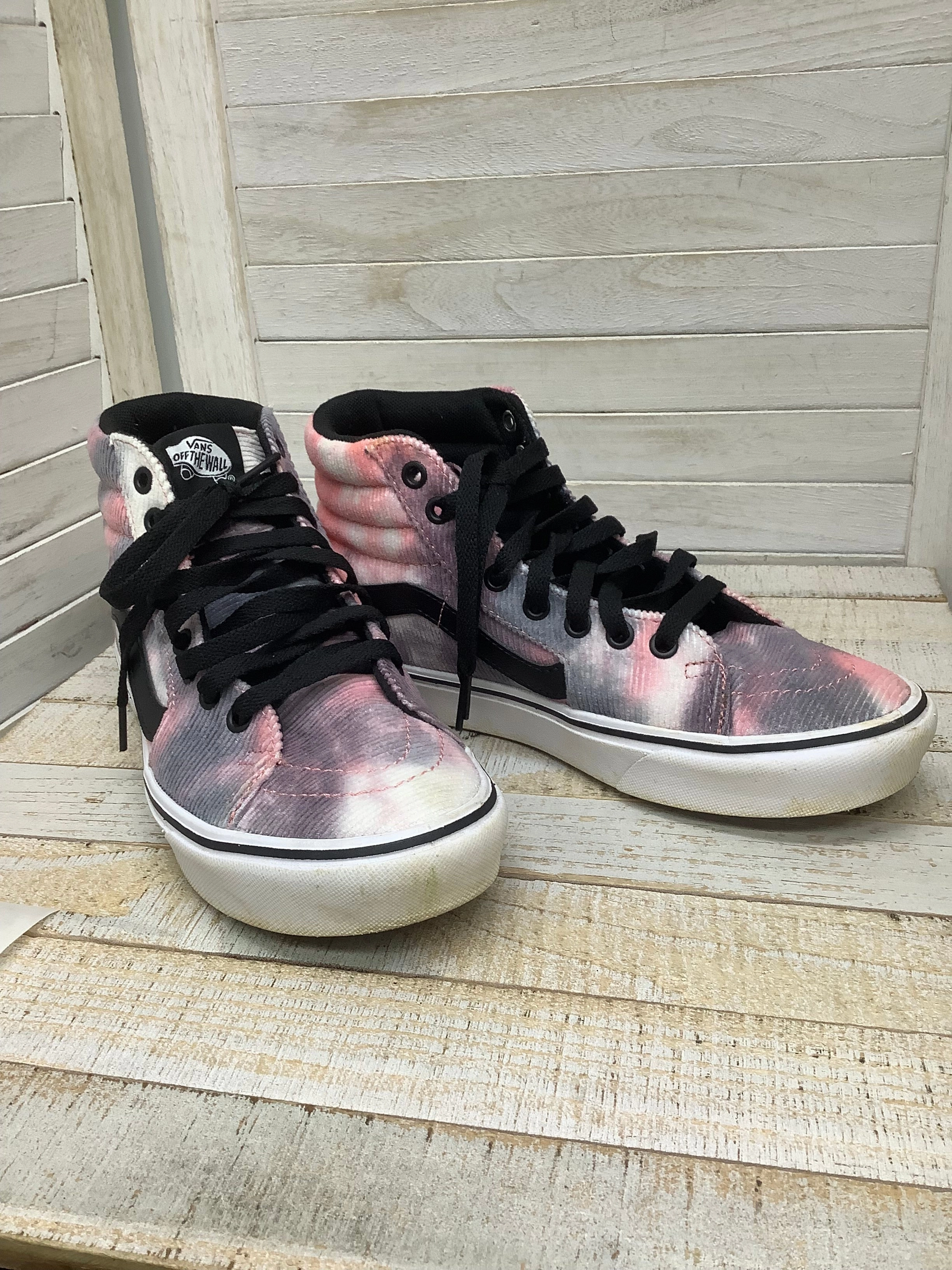 Shoes Sneakers By Vans In Tie Dye Print, Size: 8 Unisex Appeal