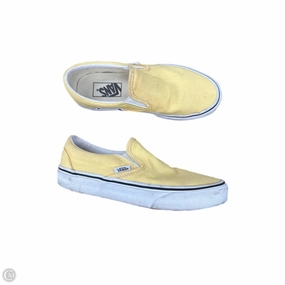 Shock Absorbing Foam Motion Comfort Shoes Sneakers By Vans In Yellow, Size: 6.5