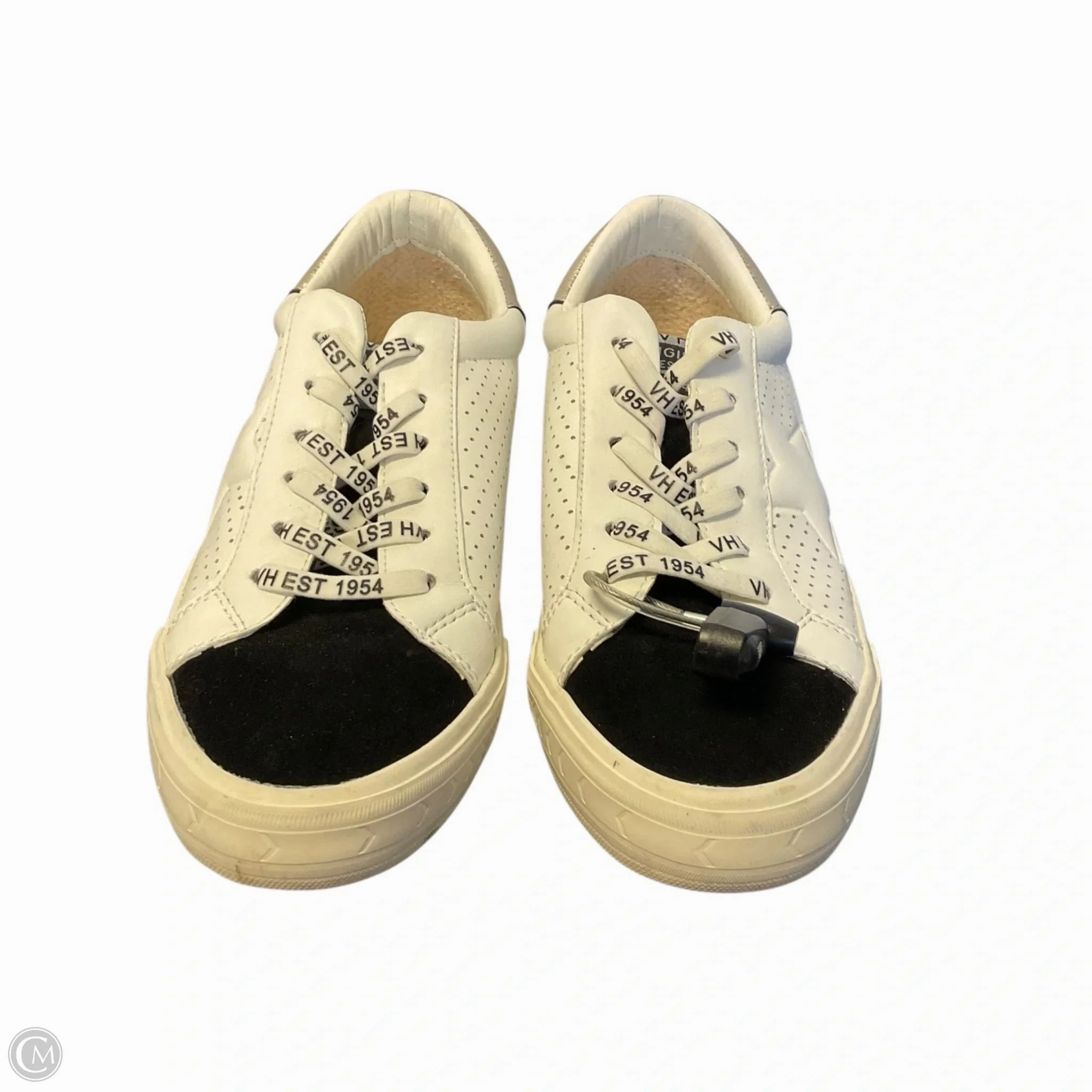 Support frame Shoes Sneakers By Vintage Havana In Black & White, Size: 7.5