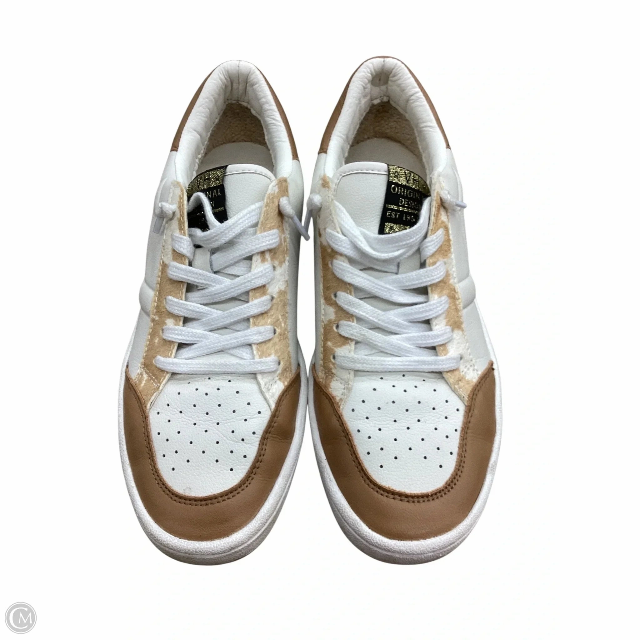 Shoes Sneakers By Vintage Havana In Tan & White, Size: 8.5 On Trend Durable Feel