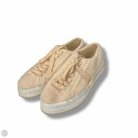 Adjustable Laces Shoes Sneakers By Zara Women In Cream, Size: 9