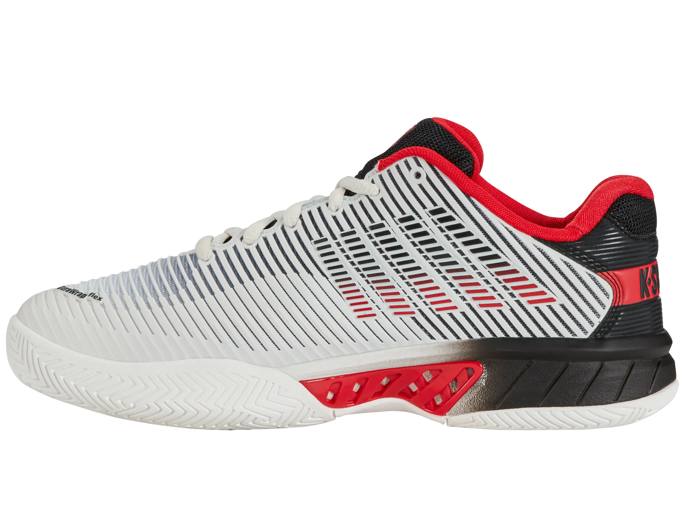 06613-104-M | HYPERCOURT EXPRESS 2 | BRIGHT WHITE/STRETCH LIMO/HIGH RISK RED Workout