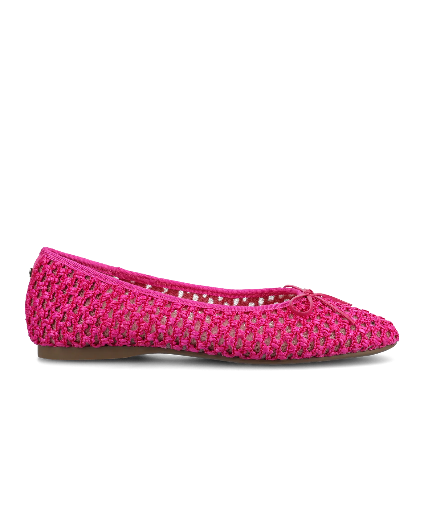 Peep Toe The Songbird - Hot Pink Openweave