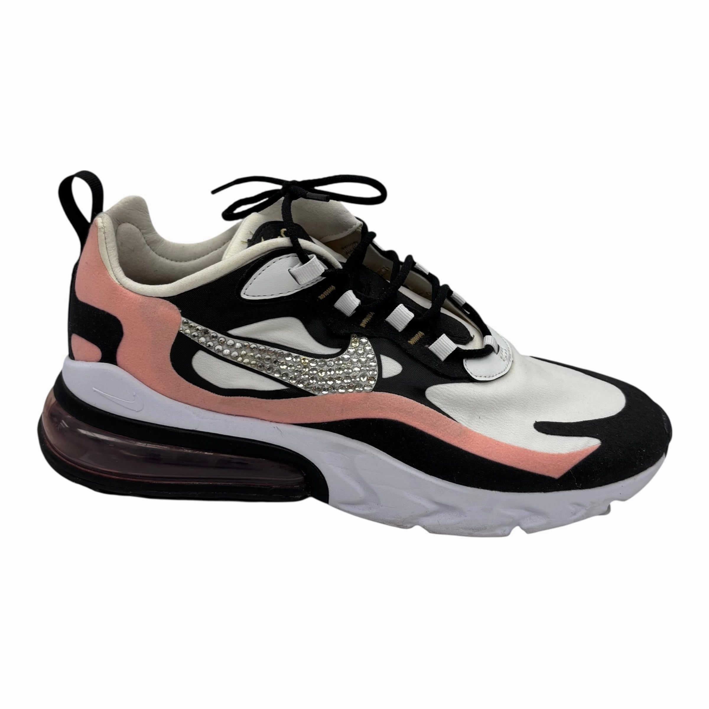 MoldedMidsole Durable Design Shoes Sneakers By Nike In Black & Pink, Size:12.5