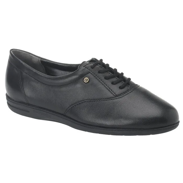Easy Spirit Women's Motion Oxford - Black Leather Style Updated Oxfords
