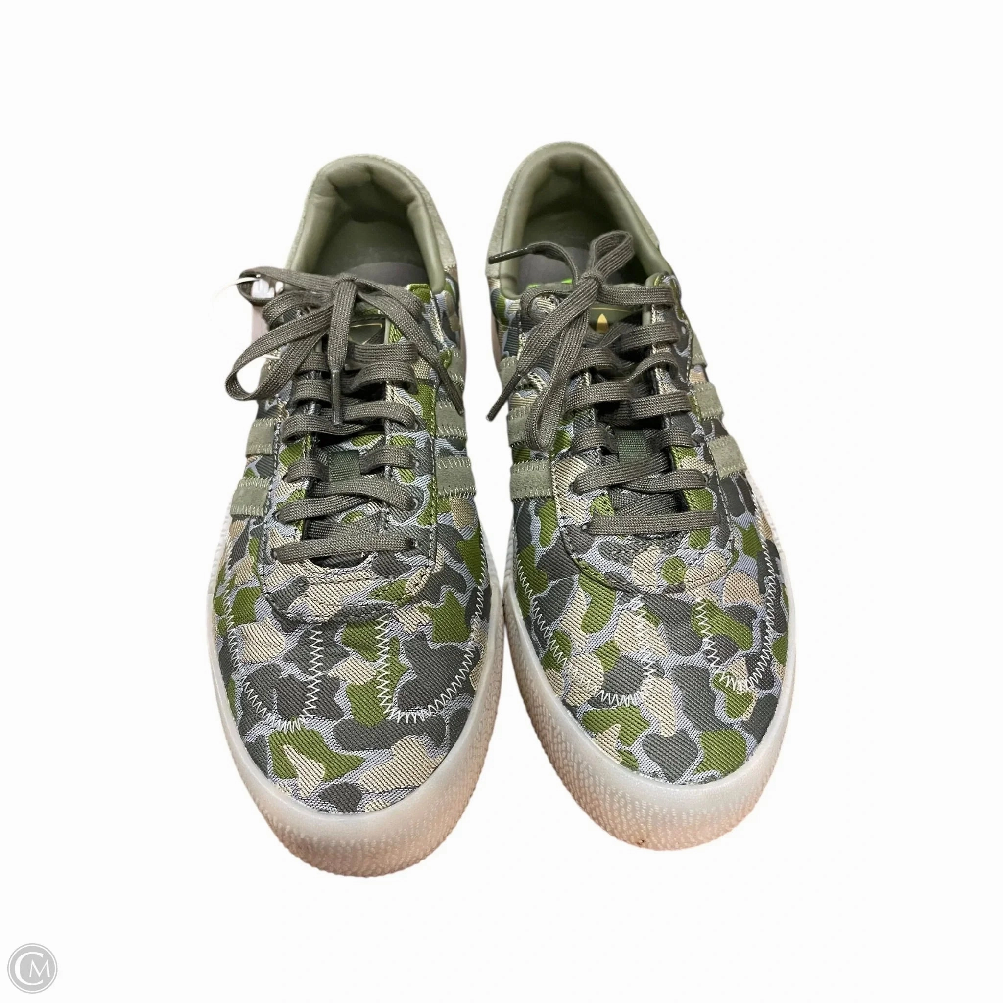 Comfortable Sockliner Anti Collision Toe Shoes Sneakers By Adidas In Green, Size: 8.5