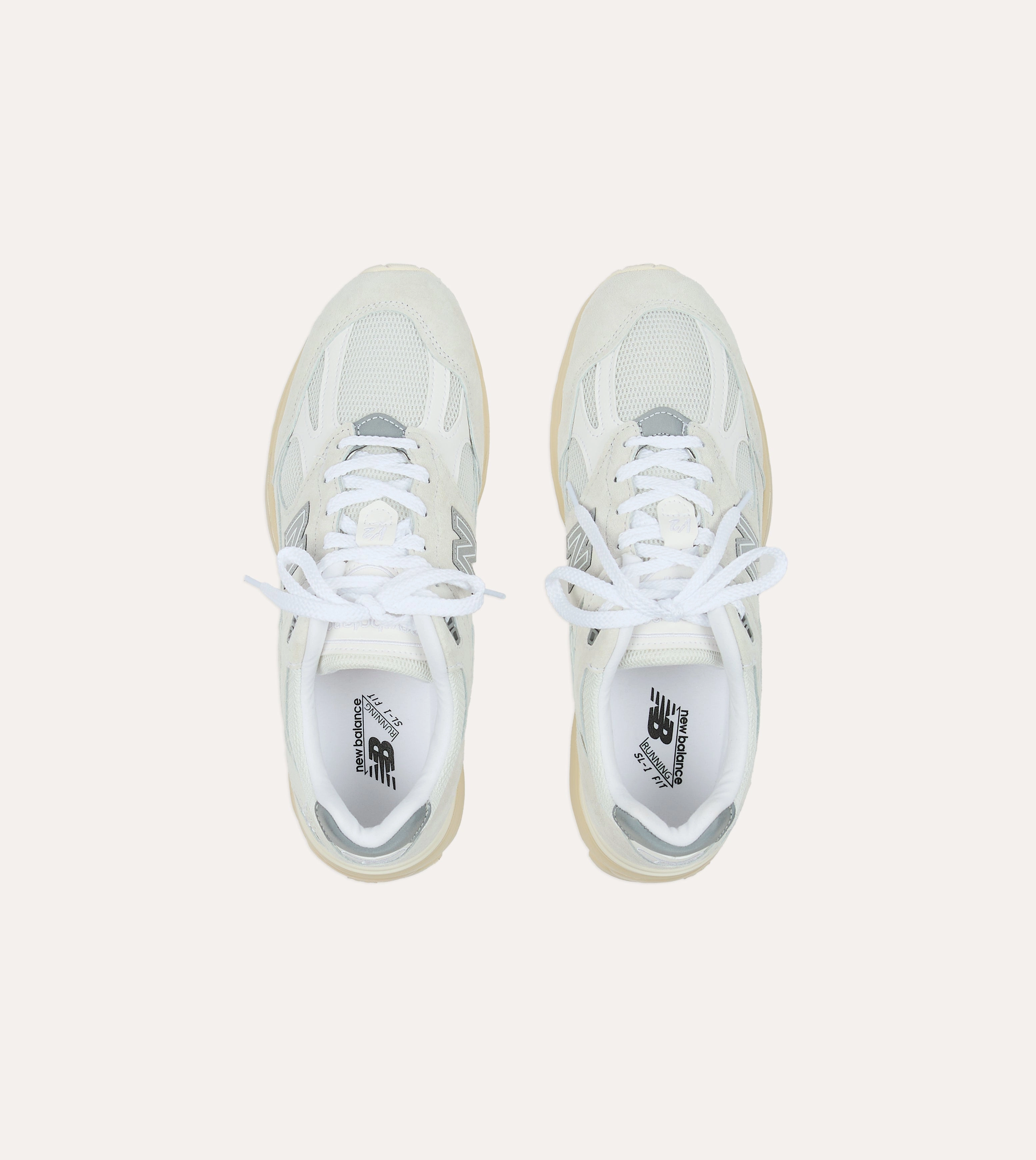 New Balance Neutral 'Elevated Essentials' Made in UK 991v2 Trainers Padded Collar Support