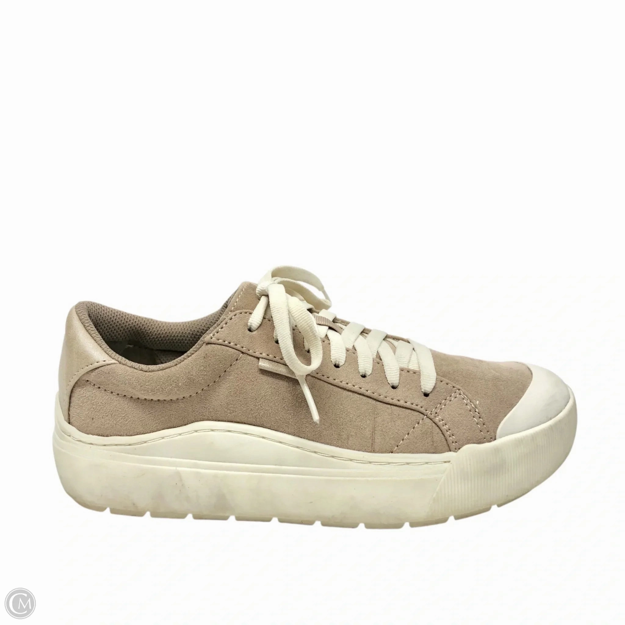 Shoes Sneakers By Dr Scholls In Beige, Size: 8.5 Swift Step Rocker Sole Tech