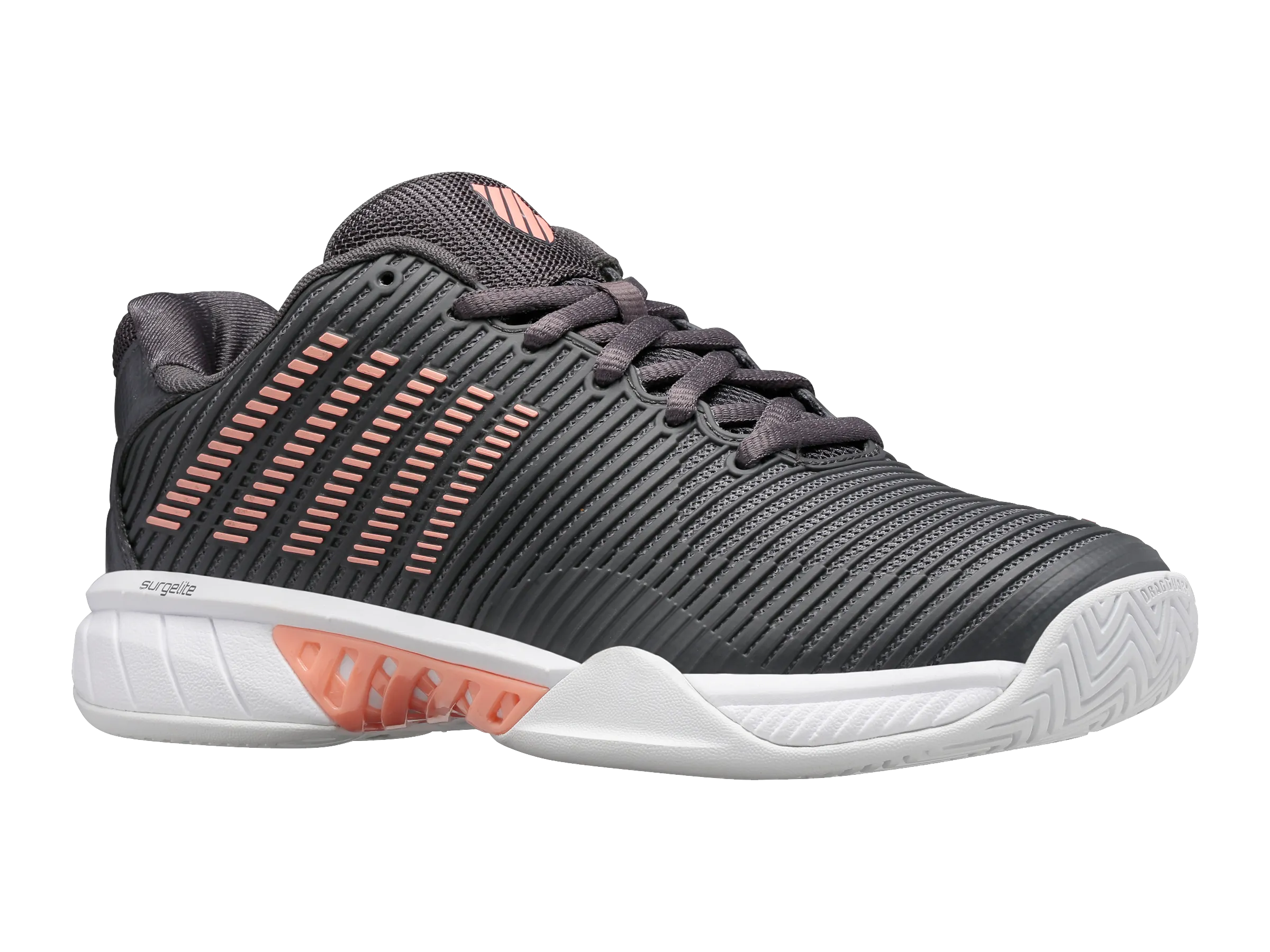 96807-009-W | HYPERCOURT EXPRESS 2-WIDE | ASPHALT/WHITE/PEACH AMBER Urban Style