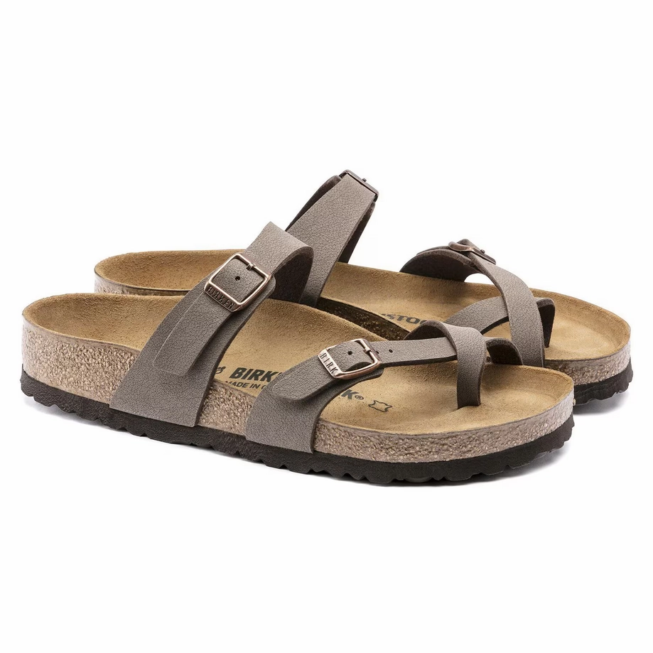 Birkenstock Women's Mayari Birkibuc - Mocha Ventilation holes