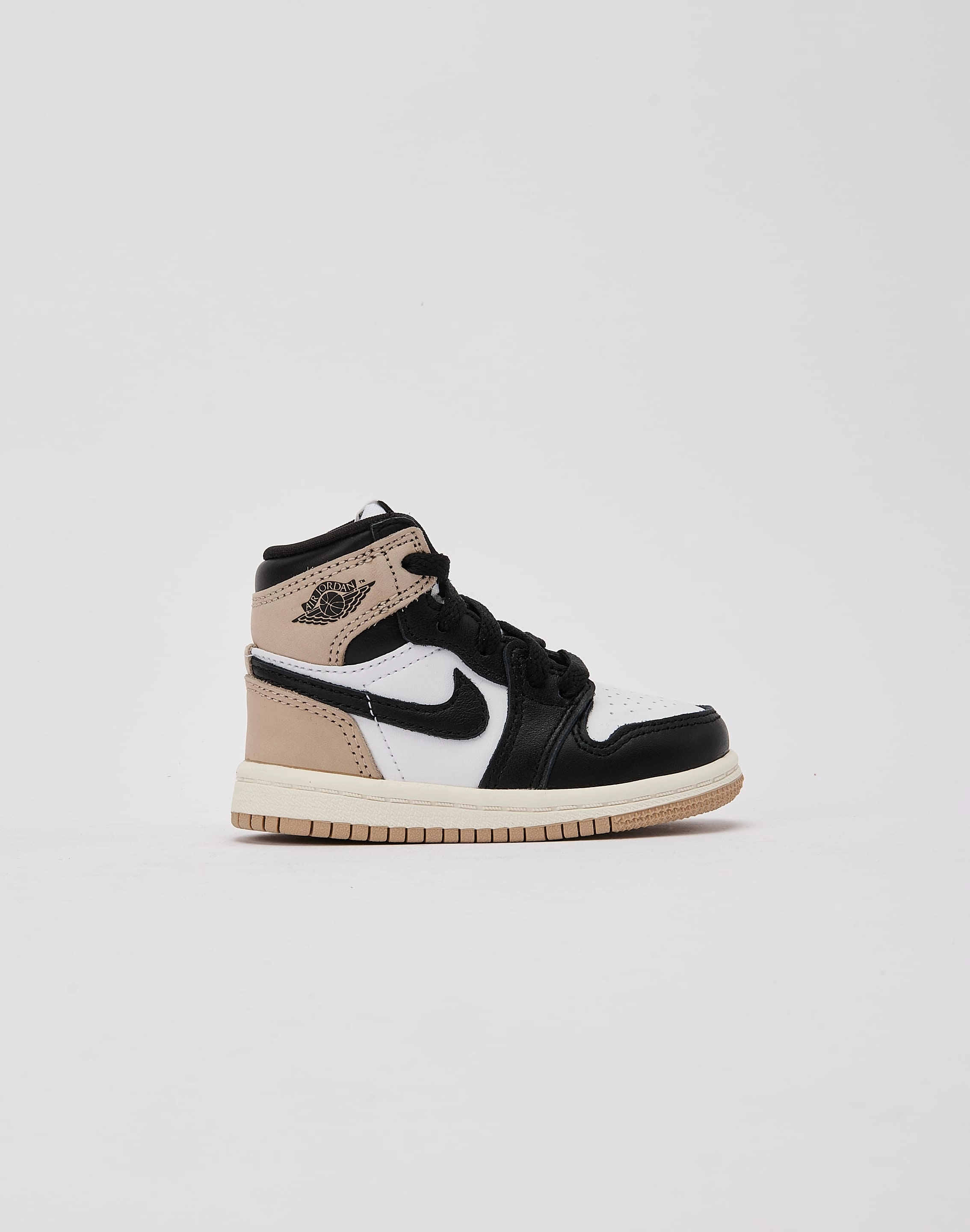 Durable kids' items Flexible Groove Design Jordan Air Jordan 1 Retro High OG 'Latte' Toddler