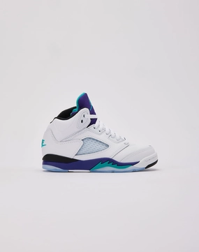 Quick Drying Jordan Air Jordan 5 Retro OG 'Grape' Pre-School