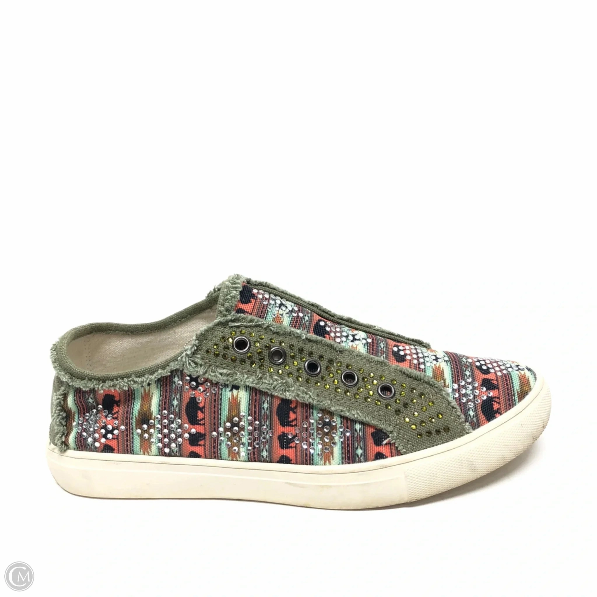 Shoes Sneakers By Clothes Mentor In Multi-colored, Size: 9 Multi Density
