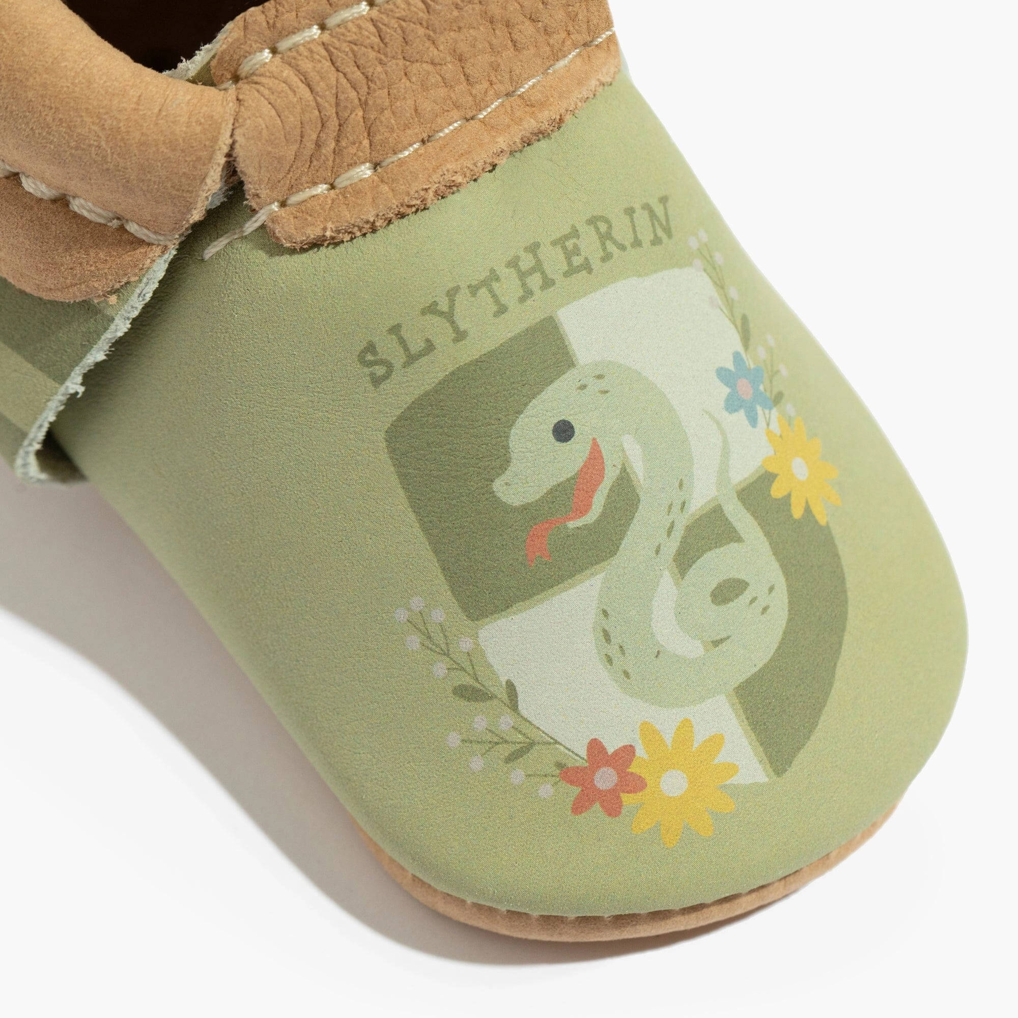 Slytherin Snake City Baby Shoe Middle - school - sized shoes
