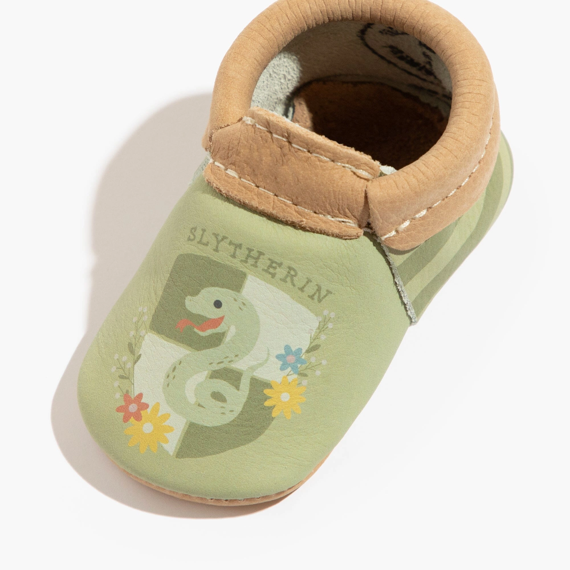 Slytherin Snake City Baby Shoe Ergonomic Footbed