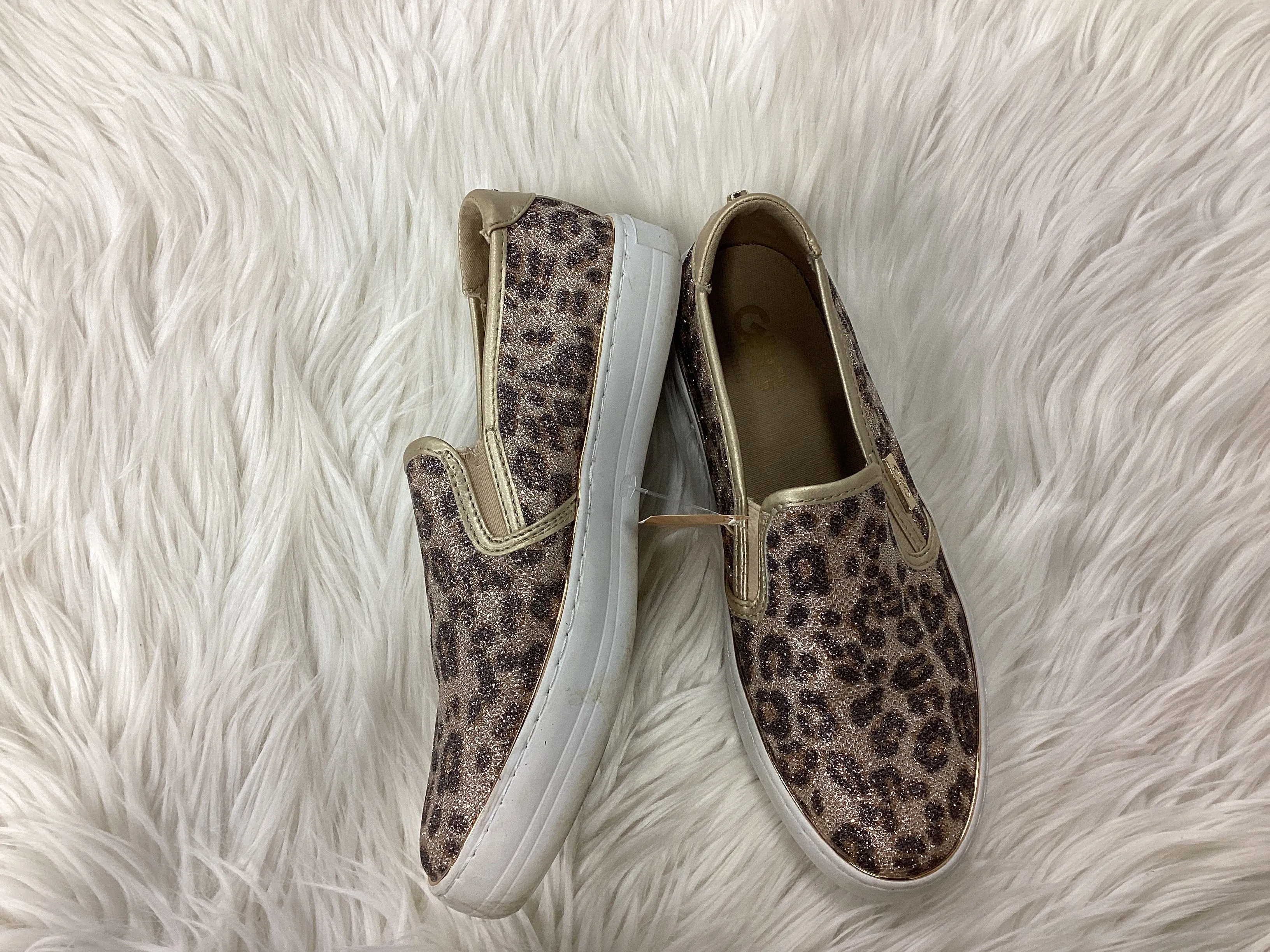 Simple Comfort Ergonomic Shape Shoes Sneakers By Cmc In Animal Print, Size:7.5