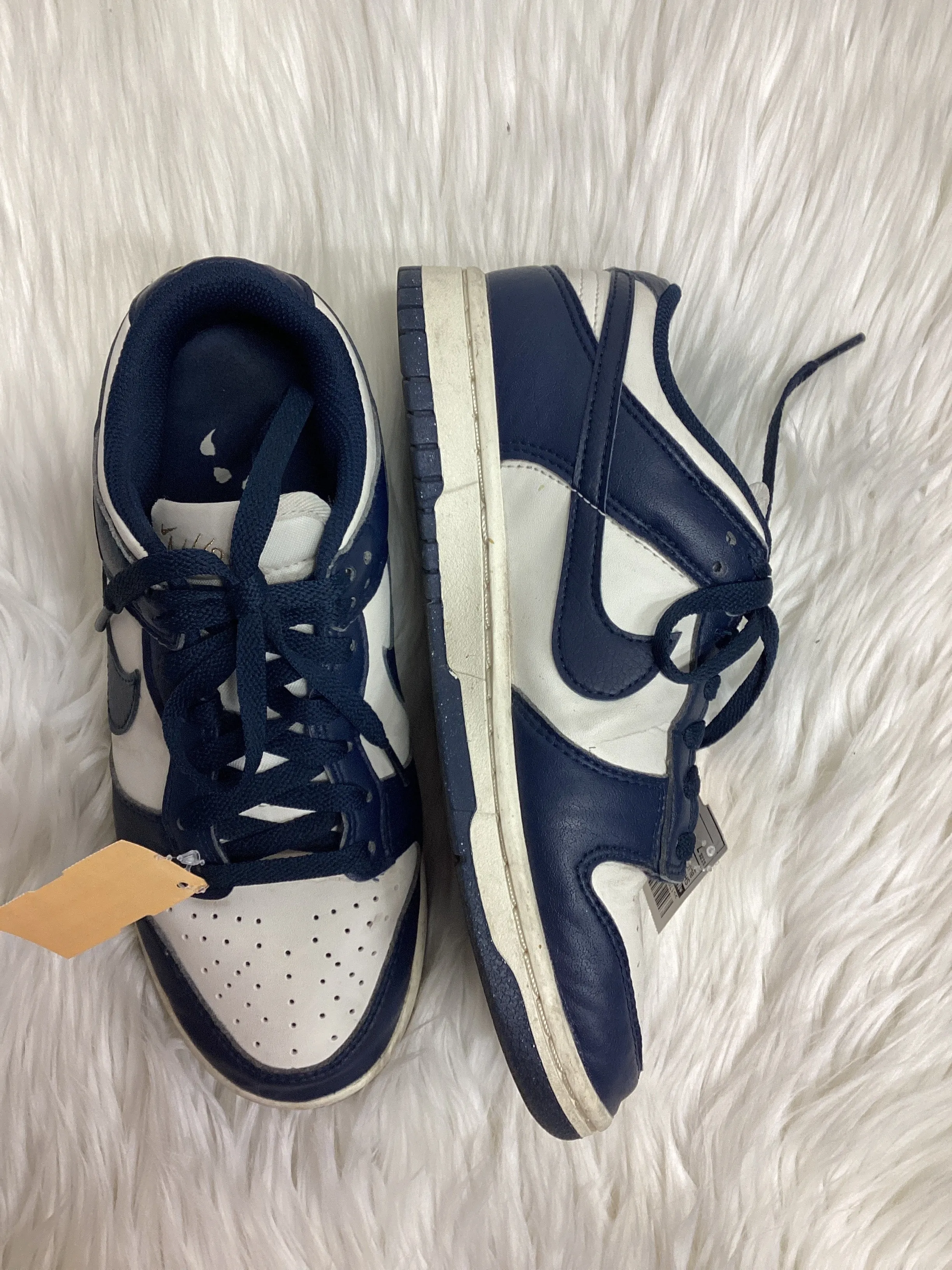 Shoes Sneakers By Nike In Blue & Cream, Size:7 Non Stretch Upper