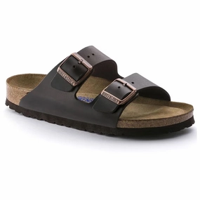 Stylish Comfort Shoes Orthopedic Sandals Birkenstock Unisex Leather Arizona Soft Footbed - Testa Di Moro