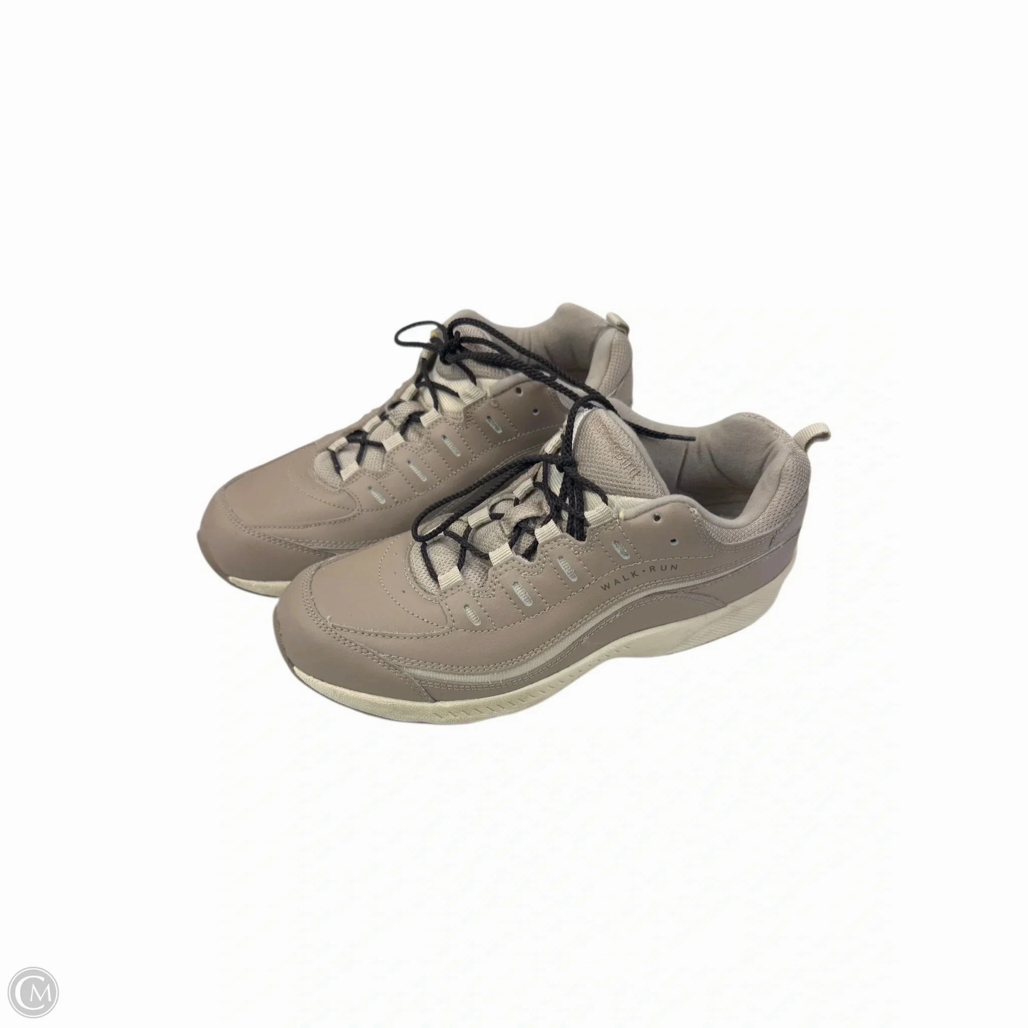 Sustainable Footwear Technology Comfortable bend Shoes Sneakers By Easy Spirit In Tan, Size: 7.5