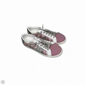 Ventilated Panels Shoes Sneakers By Vintage Havana In Cream & Pink, Size: 8