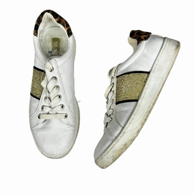 Agile Movement All-day Comfort Gold & White Shoes Sneakers By Nine West, Size: 7