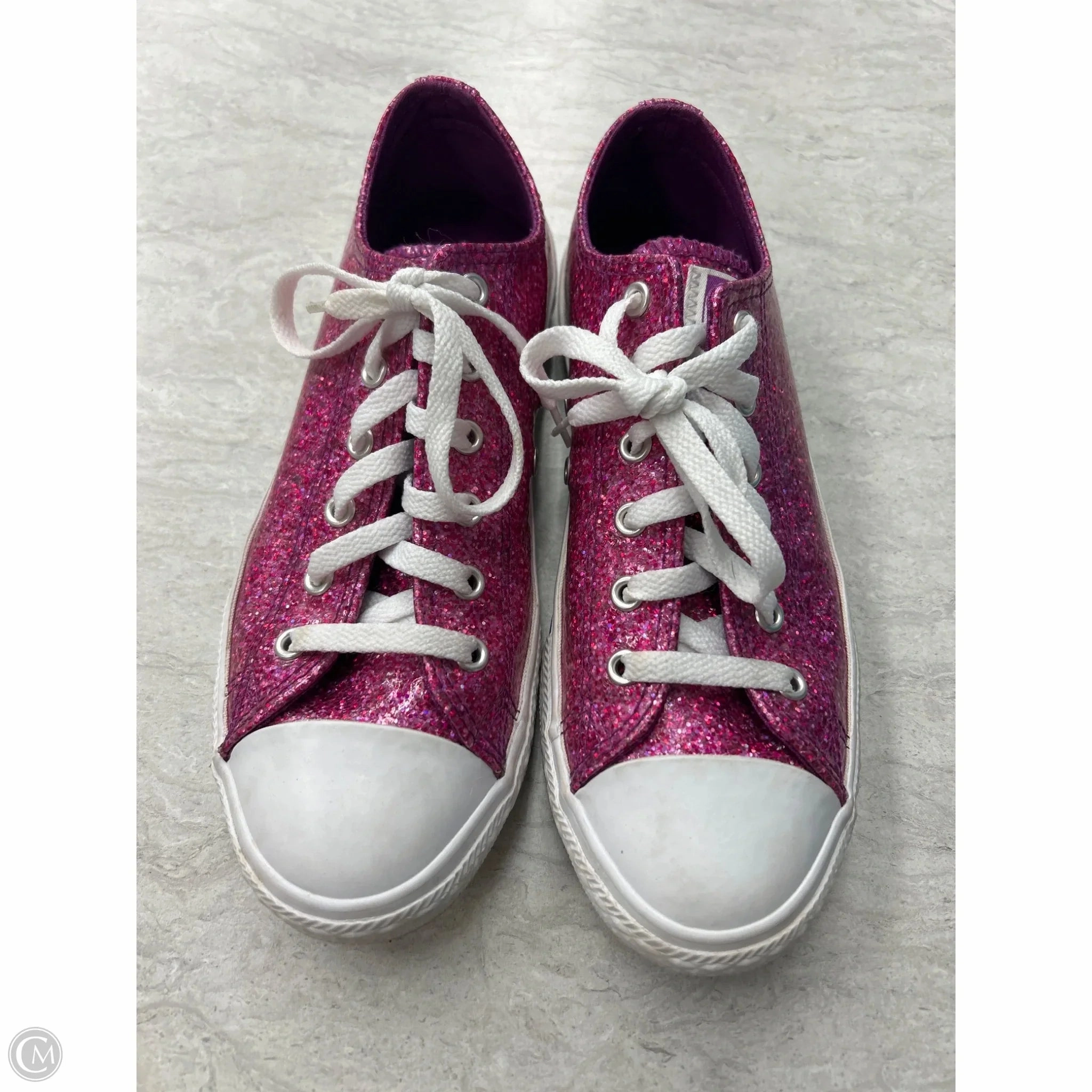 Shoes Sneakers By Converse In Pink & White, Size: 5 Auxetic Material Construction