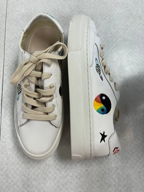 Shoes Sneakers By Soludos In Cream, Size:7.5 Woven Reinforcement